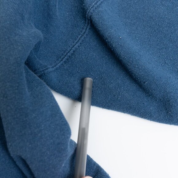 Vintage University of Manitoba Sweatshirt 90s Balboa Beach Club Blue Large - Picture 11 of 13